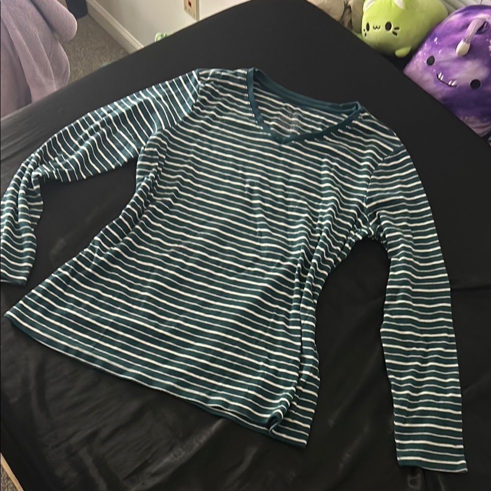 Striped Long Sleeve Top